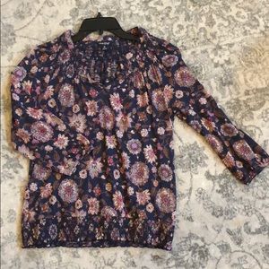 Lucky Brand Patterned Top size medium